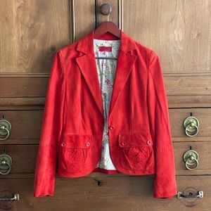 Hugo red label suede blazer